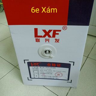 Cable Lan Cat6E UTP LXF 305M Chia Lõi Bọc Chống Nhiễu (BH 06 Tháng)