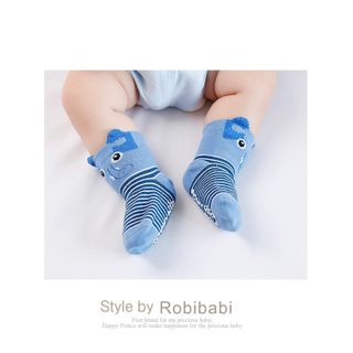 Ri 5 đôi đủ màu -Tất cổ cao trẻ em Ponykid hình thú chống trượt, tất thú cho bé, tất trẻ em ngộ nghĩnh
