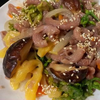Nui gạo lứt đỏ 6 tháng