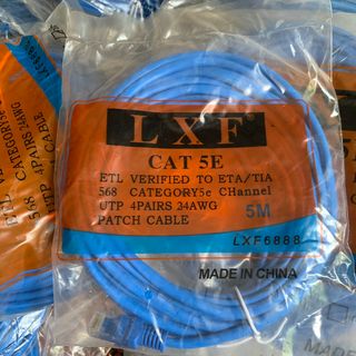 Cáp mạng Lan UTP Cat 5E Bấm Sẵn - DÂY DÀI 5M