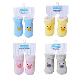 Ri 12 đôi đủ màu Tất thú mỏ vịt cho bé 0-12th