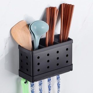 Đựng Đũa Muỗng Inox 304 3 Ngăn SENNAI Có Khay Hứng Nước