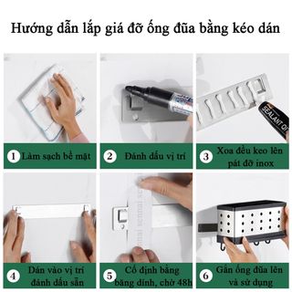 Đựng Đũa Muỗng Inox 304 3 Ngăn SENNAI Có Khay Hứng Nước