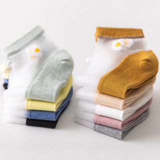 Đôi Tất Lưới Hoa Cúc siêu dai cực xinh - Túi đóng 10 đôi nhiều màu