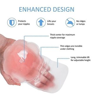 Miếng Dán Nhũ Hoa Silicon Kéo Nâng Ngực Chống Xệ _ TSDL51 - 1 Đôi = 2 miếng