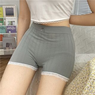 Quần Lót Đùi Mặc Váy Kháng Khuẩn Gân Tăm