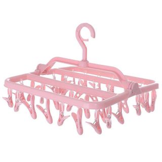 Móc phơi quần áo dạng chùm gấp gọn 32 kẹp phơi đồ baby, tất, vớ, đồ nhỏ