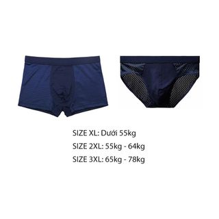 Hộp 4 Quần Sịp Chéo Thông Hơi Men's Chuẩn Nhật