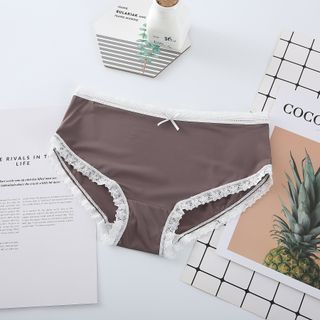 Quần Su Lụa Cao Cấp Kháng Khuẩn Viền Ren Gợi Cảm Siêu Sexy