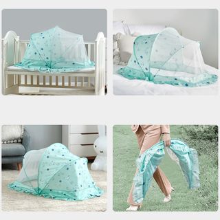 Màn chụp gấp gọn cho bé chống muỗi, mà cho nôi củi cao cấp gấp gọn