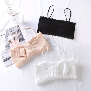 Áo Bra Len Tăm - Áo Lót 2 Dây Cao Cấp Đệm Ngực Nâng Vòng 1 có Móc Cài Sau Dây Điều Chỉnh Hàng Thái Siêu Hót _ AL08