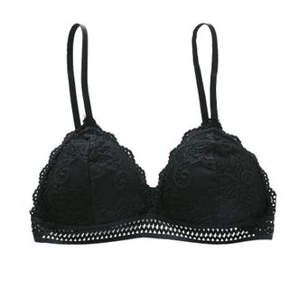 Áo lót/ áo bra hai dây phối ren mỏng QUYẾN RŨ thoáng mát big size freesize