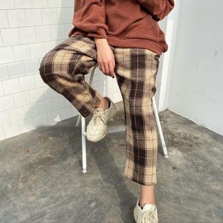 ( LOẠI 1, BAO CHẤT) Quần Ống Rộng, Quần kẻ karo to mẫu mới