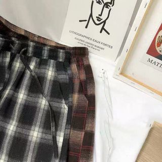 ( LOẠI 1, BAO CHẤT) Quần Ống Rộng, Quần kẻ karo to mẫu mới