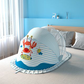 Màn chụp chống muỗi cho bé gấp gọn cao cấp hình thú 3D, màn chụp gấp gọn tiện lợi cho bé