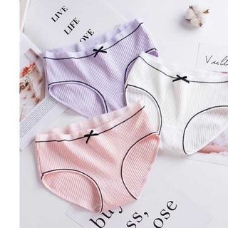 Quần Lót NữCotton tăm nơ Kháng Khuẩn dày đẹp