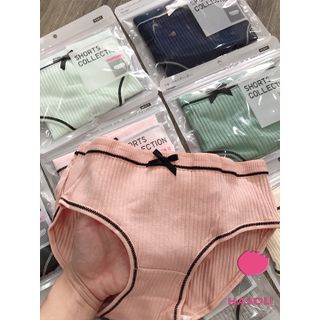 Quần Lót NữCotton tăm nơ Kháng Khuẩn dày đẹp