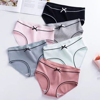 Quần Lót NữCotton tăm nơ Kháng Khuẩn dày đẹp