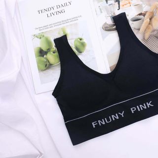 New Trend Áo Bra/ Áo Tập Gym/Yoga Fnuny Pink Siêu Xinh Có Mút Đệm Nâng Đẩy Ngực