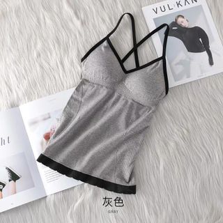 Áo Bra/ Áo 2 dây dáng dài dây lưng chéo chất thun tăm có giãn dư mã V88
