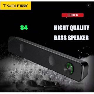 Loa PC 2.0 T-Wolf S4 Led 7 màu (BH 3 Tháng)
