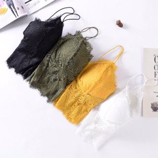 Áo Bra Ren Mềm Mịn Cao Cấp 2 Dây Mảnh Sexy Siêu Hót Dễ Phối Đồ _ TSDL66