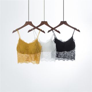 Áo Bra Ren Mềm Mịn Cao Cấp 2 Dây Mảnh Sexy Siêu Hót Dễ Phối Đồ _ TSDL66