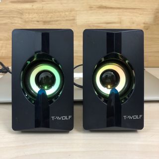 Loa PC 2.0 T-Wolf S5 Led 7 màu (BH 3 Tháng)