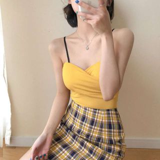 Áo Bra 2 Dây Mảnh Xoắn Ngực Vải Gân Tăm Có Mút Nâng Ngực Siêu Mát, Siêu Sexy, Siêu Hót _ AL110