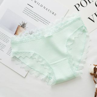 Quần Lót Nữ Cotton Gân Tăm Co Giãn Kháng Khuẩn Phối Viền Ren Nơ Siêu Xinh, Siêu Sexy, Siêu Điệu Đà _ TSDL179