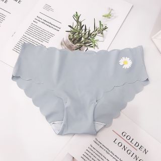 Quần Lót Nữ Su Đúc không đường máy Lượn Sóng Kháng khuẩn hoa cúc