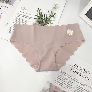 Quần Lót Nữ Su Đúc không đường máy Lượn Sóng Kháng khuẩn hoa cúc