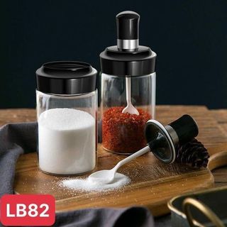 Lọ đựng gia vị kèm thìa sẵn SLL