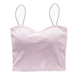 Áo Bra 2 Dây Sợi Bún Siêu Mảnh Có Đệm Ngực Ulzzang Phong Cách Hàn Quốc