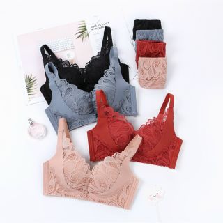 Bộ Lót Nữ Ren Cao Cấp, Áo Lót Nữ Đệm Hơi Siêu Nhẹ Không Gọng Đệm Dày Nâng Ngực sexy