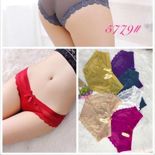 Quần Lót Ren Cạp Chéo Đính Nơ Siêu Xinh MS 5779 CHUẨN hàng Nhật