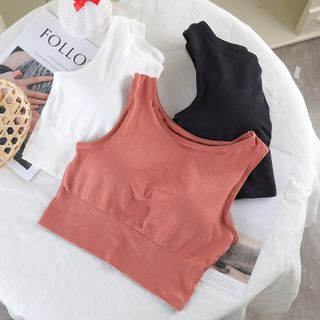 Áo Bra Kiểu Dáng Croptop có mút nâng đẩy ngực, Top Gym Yoga Siêu Hót 2021