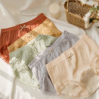 Quần lót cotton kháng khuẩn viền ren