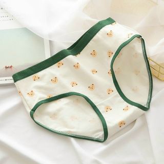 Quần lót cotton kháng khuẩn thấm hút mồ hôi tốt họa tiết dễ thương
