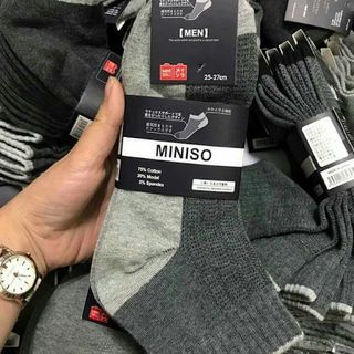Tất MINISO cổ ngắn kháng khuẩn khử mùi hôi nhật