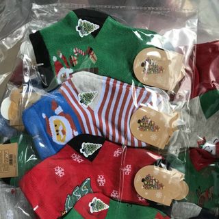 Tất họa tiết noel cổ cao cho bé khử mùi kháng khuẩn