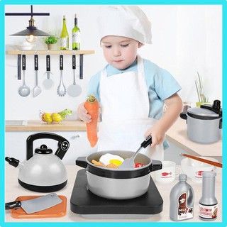 Bộ Đồ Chơi Nấu Ăn 36 Chi Tiết Cho Bé Chất Liệu Nhựa An Toàn