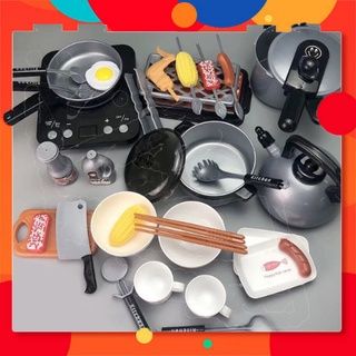 Bộ Đồ Chơi Nấu Ăn 36 Chi Tiết Cho Bé Chất Liệu Nhựa An Toàn