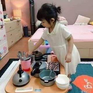 Bộ Đồ Chơi Nấu Ăn 36 Chi Tiết Cho Bé Chất Liệu Nhựa An Toàn