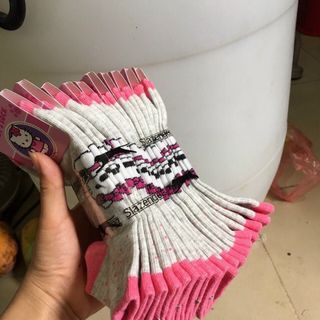 Tất Vớ cổ cao dệt kim kháng khuẩn dành cho bé đủ size từ 1-12 tuổi