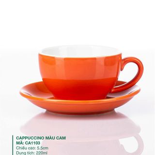 Combo 10 bộ cốc capuchino màu