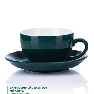 Combo 10 bộ cốc capuchino màu