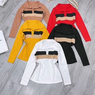 Áo Thun sọc tay dài