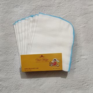 KHĂN SỮA EM BÉ 3 LỚP (LỐC 10 CHIẾC) - VIET HOPE