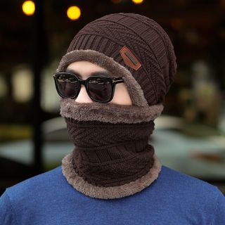 Sét Khăn ống + Mũ Len Lót lông